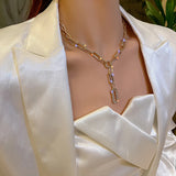 Hip-Hop Metal Chain Necklaces Gothic Jewelry