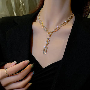 Hip-Hop Metal Chain Necklaces Gothic Jewelry
