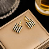 Pearl Small Bag Earrings Personalized Versatile Women Jewelry