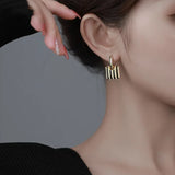 Pearl Small Bag Earrings Personalized Versatile Women Jewelry