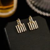 Pearl Small Bag Earrings Personalized Versatile Women Jewelry