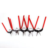 Red Long Handle Jewelry Pliers Kit DIY Jewelry