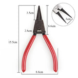 Red Long Handle Jewelry Pliers Kit DIY Jewelry
