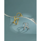 Stylish X-Shaped S925 Sterling Silver Ear Clip, No Ear Hole