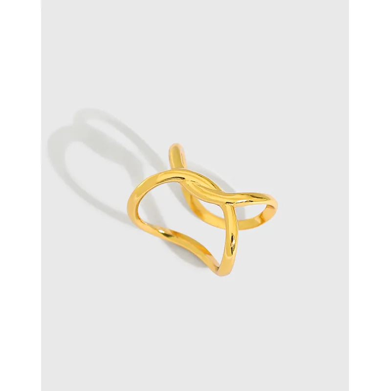 Stylish X-Shaped S925 Sterling Silver Ear Clip, No Ear Hole