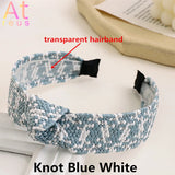 Solid Raffia Straw Headband Turban for Women