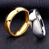 Stainless Steel Rings for Men Women Wedding Party Gift Size 7-11