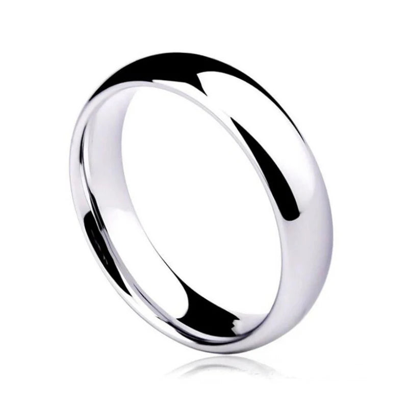 Stainless Steel Rings for Men Women Wedding Party Gift Size 7-11