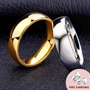 Stainless Steel Rings for Men Women Wedding Party Gift Size 7-11
