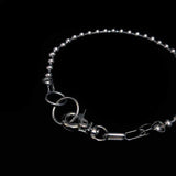 Korean-Style Steel Ball Stitching Chain Necklace Punk Hip-hop Disco