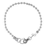 Korean-Style Steel Ball Stitching Chain Necklace Punk Hip-hop Disco