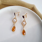 Vintage Pearls Earrings No Piercing Clip On Earrings