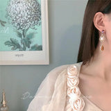 Vintage Pearls Earrings No Piercing Clip On Earrings