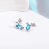 Artistic Diamond Elk Earrings for Women