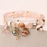Dreamwalking in Wonderland Double Bracelets Student breaded Bracelet