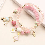 Dreamwalking in Wonderland Double Bracelets Student breaded Bracelet