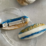 Summer Striped Acetic Hair Clip Geometric Spring Hairpin Hair Accessories