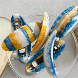 Summer Striped Acetic Hair Clip Geometric Spring Hairpin Hair Accessories
