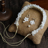 Fairy Flower Hair bands Earrings Set Wedding Accessories