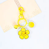 Acrylic Flower Keychain Bag Jewelry Charm Gift For Guest