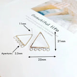 Metal DIY Tassel Earrings Accessories Girl 10 pcs