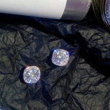 Temperament Crystal Earrings Small Banquet Jewelry