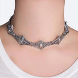 Tibetant Choker Necklace Bell Jewelry Collier Femme