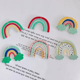 Acrylic Rainbow Pendant Keychain Car Charm