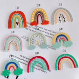 Acrylic Rainbow Pendant Keychain Car Charm