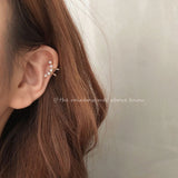 Zircon Small Ear Cuffs Dainty Clip Earrings No Pierced Girls Punk Jewelry