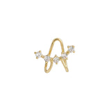 Zircon Small Ear Cuffs Dainty Clip Earrings No Pierced Girls Punk Jewelry