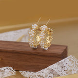 Charm Pearl Stud Earring Wedding Jewelry Pendant Accessories Gift