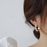 Charm Pearl Stud Earring Wedding Jewelry Pendant Accessories Gift