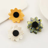 Yellow Iridescent Acetate Hair Claw Clip