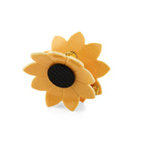 Yellow Iridescent Acetate Hair Claw Clip