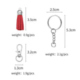 Velvet Tassel Key Chain Pendant DIY Material Set