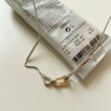 925 Silver Necklace Geometric Short Chokers Women Pendants Jewellery