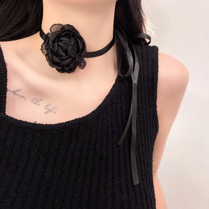 Vintage Lace Choker Collar Necklace for Women
