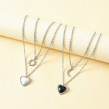 Sun & Moon Love Necklace Ins Hip-hop Non-fading Necklac