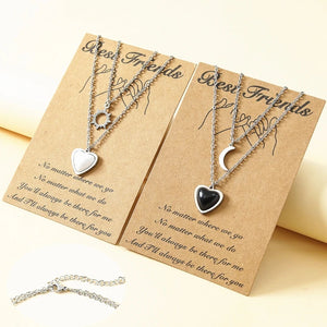 Sun & Moon Love Necklace Ins Hip-hop Non-fading Necklac