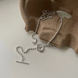925 Silver Ballpoint Necklace for Women
