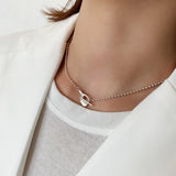 925 Silver Ballpoint Necklace for Women