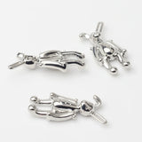 Alloy Silver-Plated 3D Rabbit HandMade Pendants DIY Jewelry Necklace Material