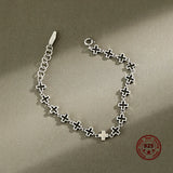Classic Cross Shape S925 Sterling Silver Bracelet