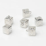 Mini-Cube Geometric Smiley Face Pendant DIY Jewelry