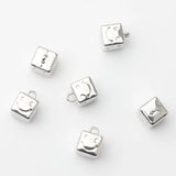 Mini-Cube Geometric Smiley Face Pendant DIY Jewelry