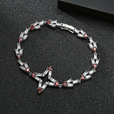 Four-Pointed Star Bracelet - Birthday Gift for Her