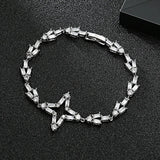 Four-Pointed Star Bracelet - Birthday Gift for Her