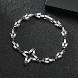 Four-Pointed Star Bracelet - Birthday Gift for Her