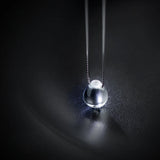 S925 Sterling Silver Necklace Drop-shaped Pendant Charm